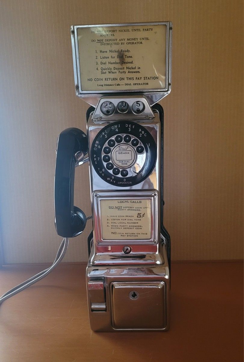 USA アンティーク レトロ 固定電話(改国内仕様) 通話可