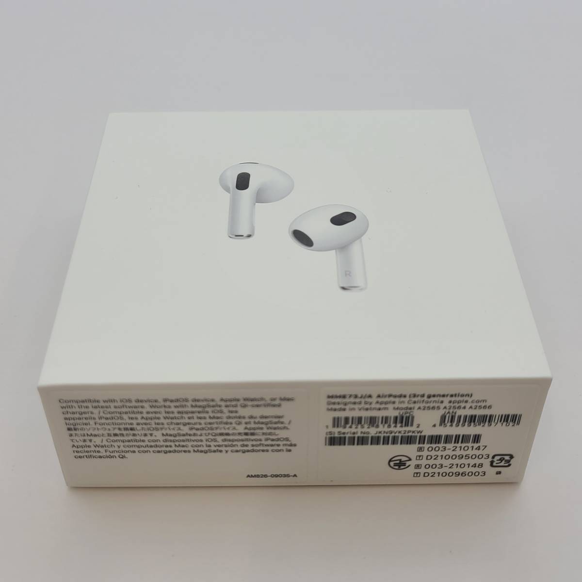KT020088) 【未使用・爆速発送・土日発送可】AirPods3rd MME73J/A