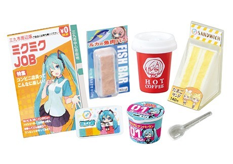 内袋未開封 リーメント◆初音ミク　まいにち39♪コンビニライフ　1.朝はやっぱりこれだよね！　ミニチュア　_見本