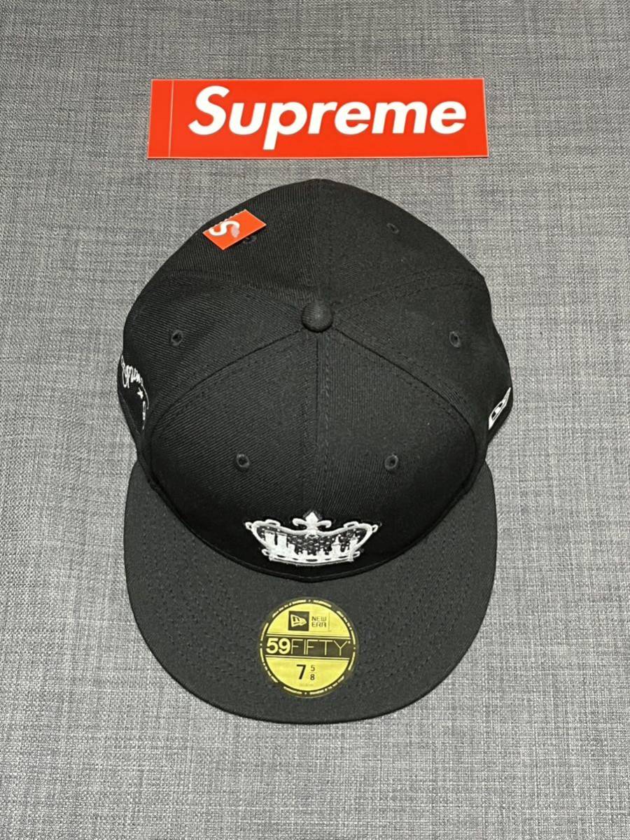 送料無料 7 5/8 黒 Supreme King of New York New Era Black 送料無料 7 5/8 黒 Supreme King of New York New Era Black