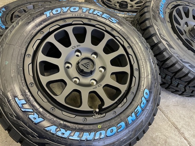 4本セット デルタフォース オーバル OVAL 16x7.0J 6/139.7 +38 MB TOYO トーヨー オープンカントリー R/T 215/65R16 WL ハイエース_画像9