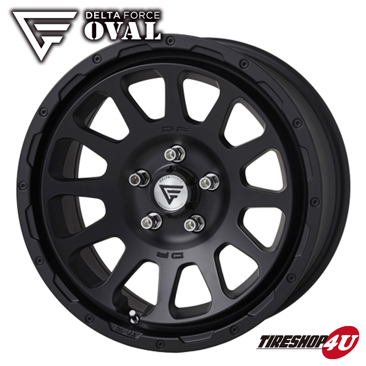 4本セット デルタフォース オーバル OVAL 16x7.0J 5/114.3 +35 +42 MB MUDSTAR マッドスター ラジアル M/T 215/60R16 WL デリカD5_画像2