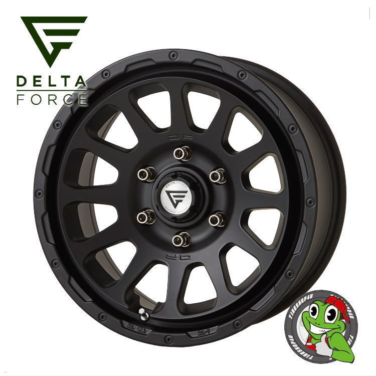 4本セット デルタフォース オーバル OVAL 17x8.0J 6/139.7 +20 MB MONSTA モンスタ テレーングリッパー A/T 265/70R17 WL プラド_画像2