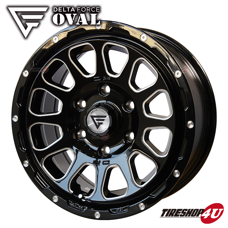 2023年製 スタッドレス 4本セット DELTAFORCE OVAL 16x7J 6/139.7+38 BSM YH ice GUARD7 IG70 215/65R16 ハイエース 200系_画像2