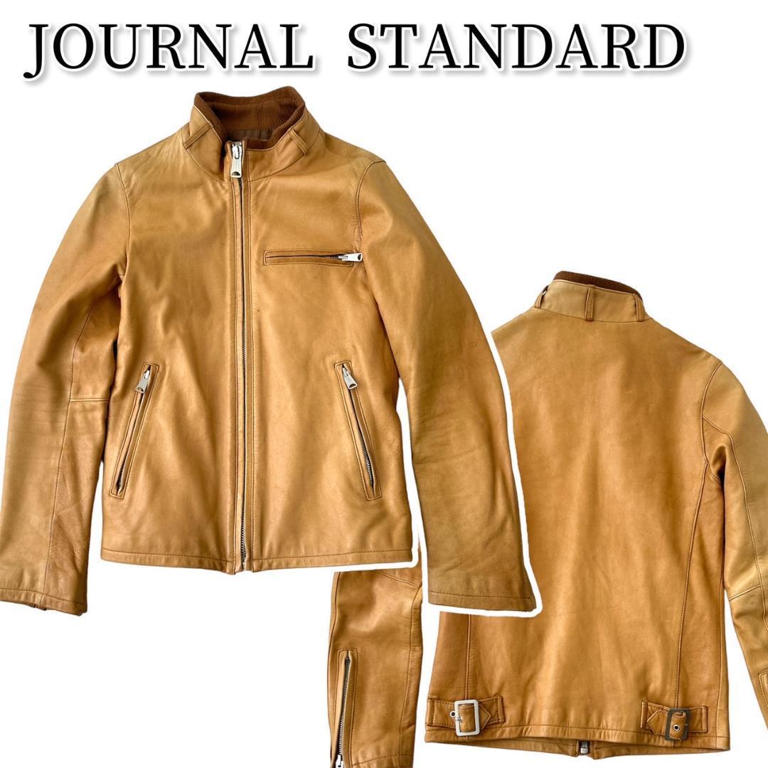 最新最全の JOURNAL STANDARD ラムレザーライダース レザージャケット