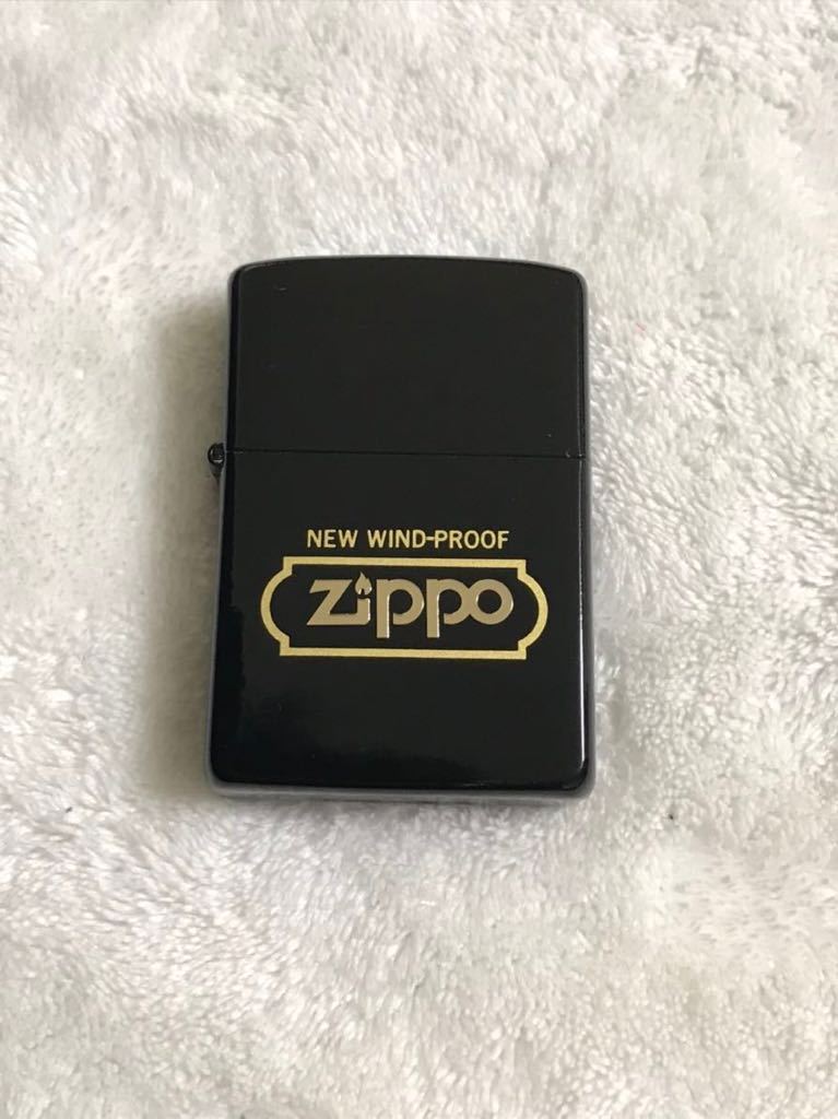 ZIPPO ジッポー オイルライター BLACK ブラック 1987年製 未使用品 アンティーク ビンテージ ヴィンテージ 黒色