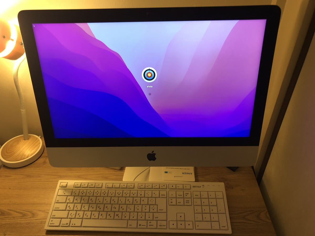 美品iMac Retina 4K 21.5インチ 2015 Core i5 3.1GHz/8GB/1TB HDD　Apple【中古】BUFFALOのキーボード＆Logicoolのマウス付き_画像1