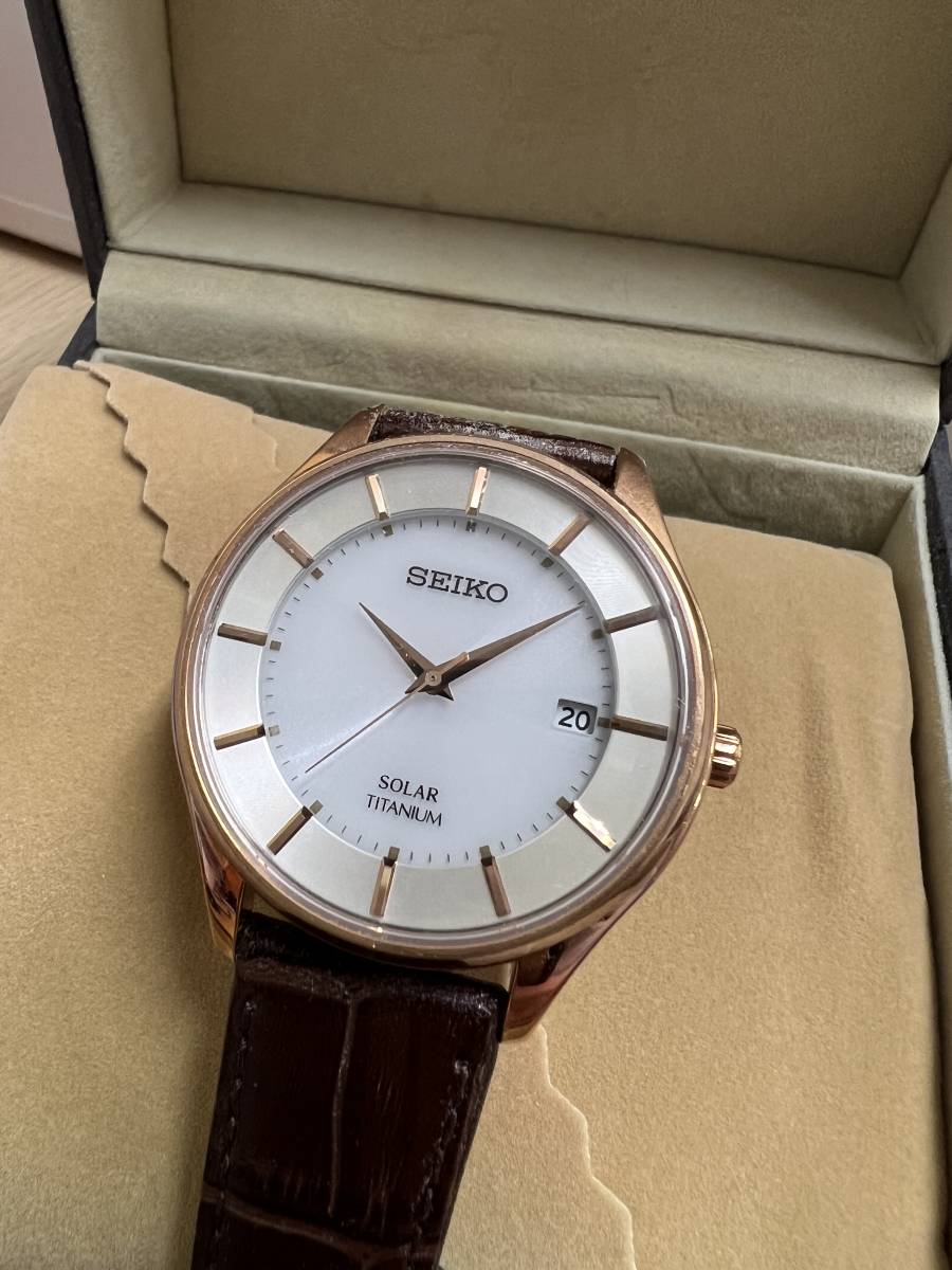 感謝価格】 【未使用 稼働品】SEIKO セイコー/ソーラー SBPX106 腕時計