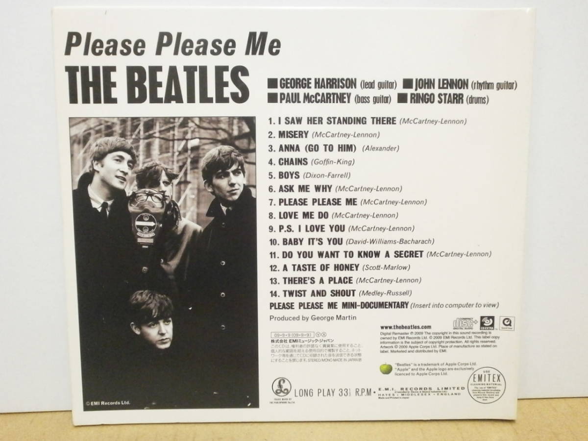 ★ビートルズ/The Beatles /Please Please Me★帯付/初回限定盤/デジパック仕様/リマスター/ドキュメンタリー映像(CD-EXTRA) _画像2