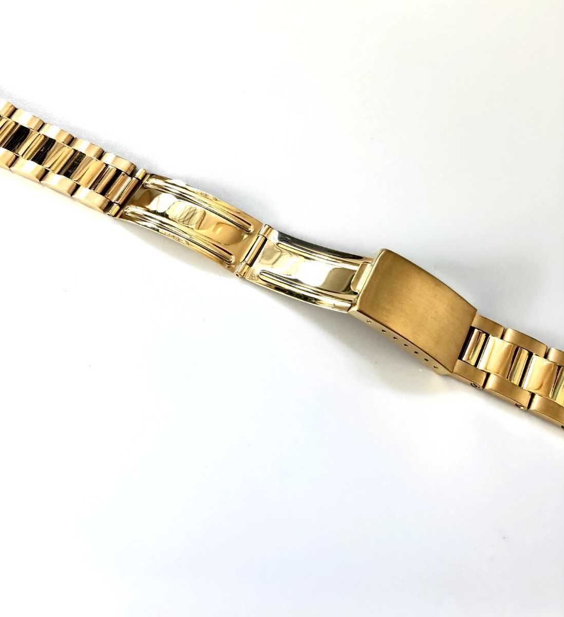 20mm 腕時計 修理交換用 社外品 オイスター ゴールド 20mm 腕時計 修理交換用 社外品 オイスター ゴールド