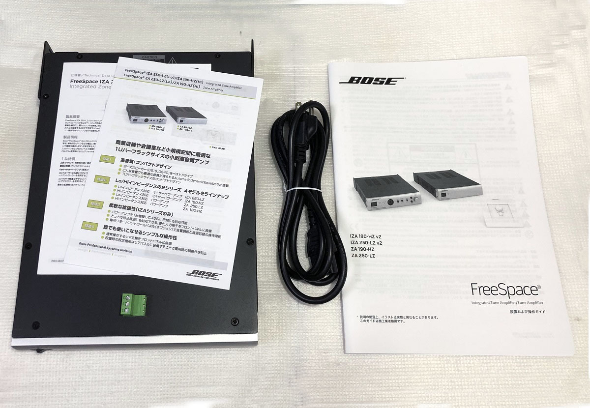 保障できる 90W 190-HZ ZA FreeSpace BOSE ボーズ アンプ 動作品・保証