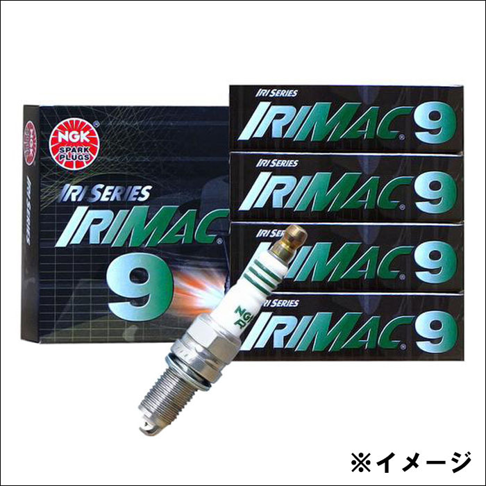 ジムニー JA22W NGK製 イリシリーズ IRIMAC9 3本 1台分 チューニングエンジン イリジウムプラグ 送料無料_画像1