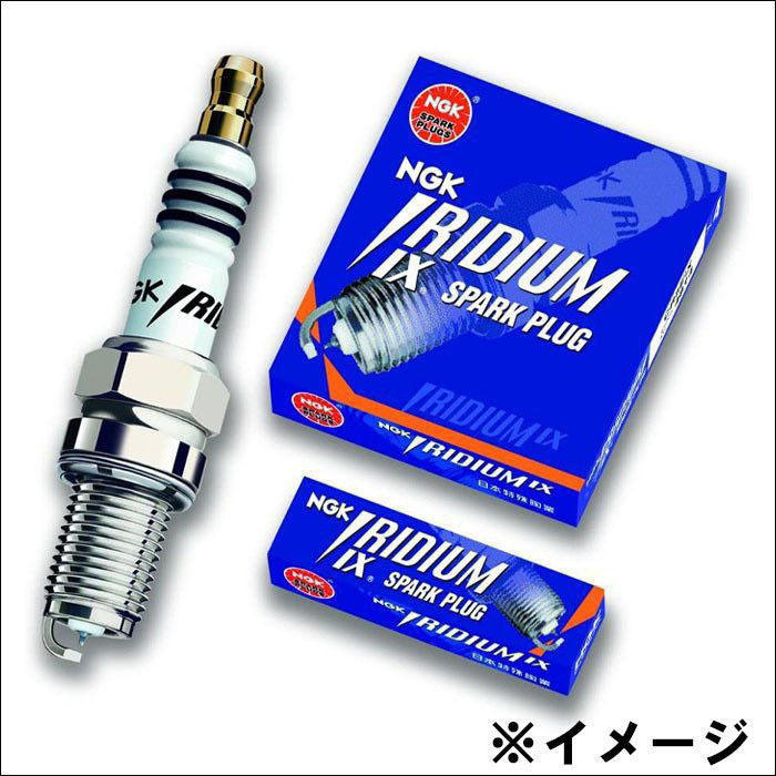 TDR250 2YK NGK製 イリジウムIXプラグ BR9EIX [5042] 2本 NGK 2輪車用プラグ バイク用プラグ 送料無料_画像1