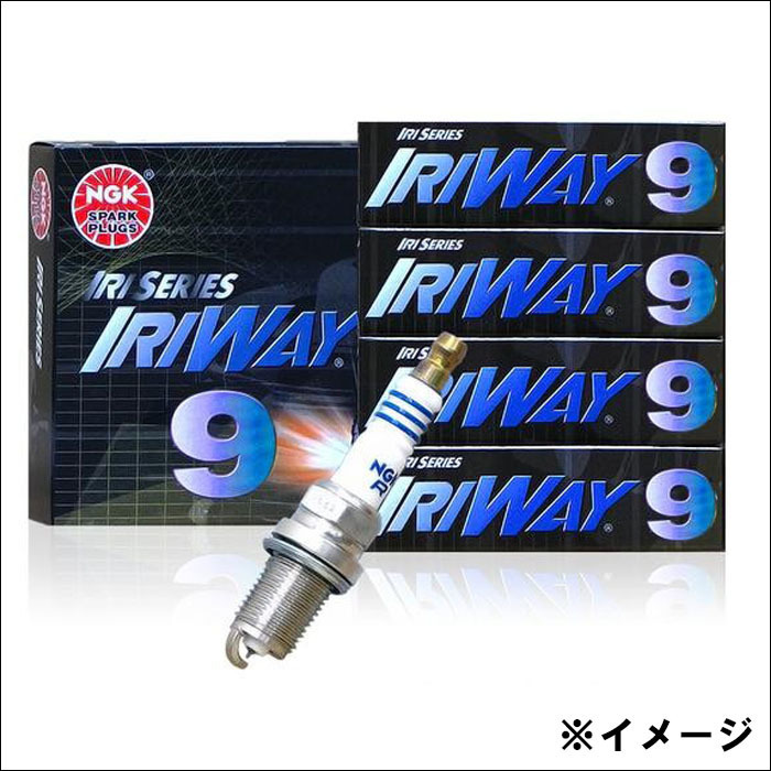 106 E-S2S NGK製 イリシリーズ IRIWAY9 4本 1台分 チューニングエンジン イリジウムプラグ 送料無料_画像1