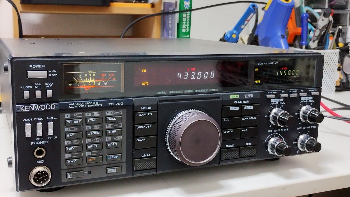KENWOOD TS-790 10W 電解コンデンサ交換 PLL調整済み 整備品 KENWOOD TS-790 10W 電解コンデンサ交換 PLL調整済み 整備品