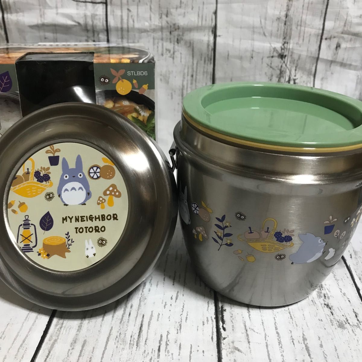 ★新品★真空ステンレス 丼ランチジャー となりのトトロ どんぶり570ml