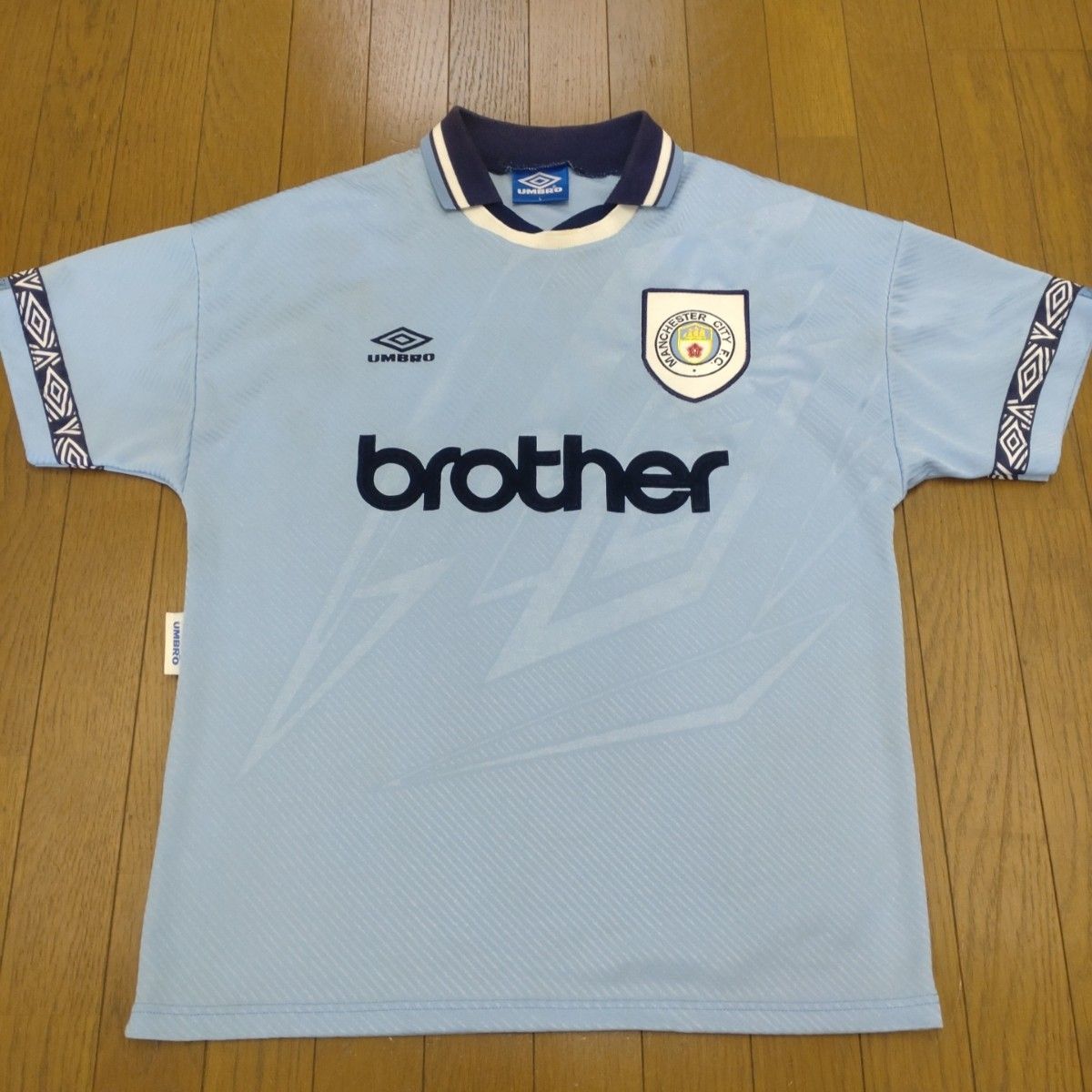 UMBRO Manchester City アンブロ　マンチェスターシティ　95年ぐらい　oasis リアムギャラガー　サイズM