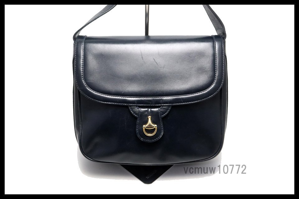 正規通販 ホースビット GUCCI 希少美中古□OLD レザー オールドグッチ
