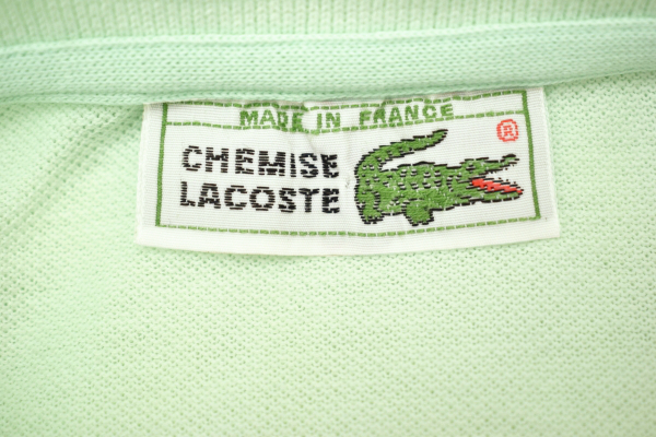 Y-6344★送料無料★超美品★CHEMISE LACOSTE シュミーズ フララコ フレンチ ラコステ★80s 90s フランス製 ヴィンテージ 半袖 ポロシャツ 4の画像4