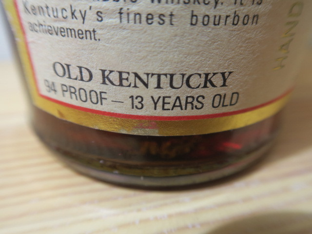 古酒 未開栓 袋冊子付 超希少終売品 OLD KENTUCKY 13年 NO.88 BRAND オールド ケンタッキー バーボンウイスキー 750ml 47% 旧ボトル_画像8