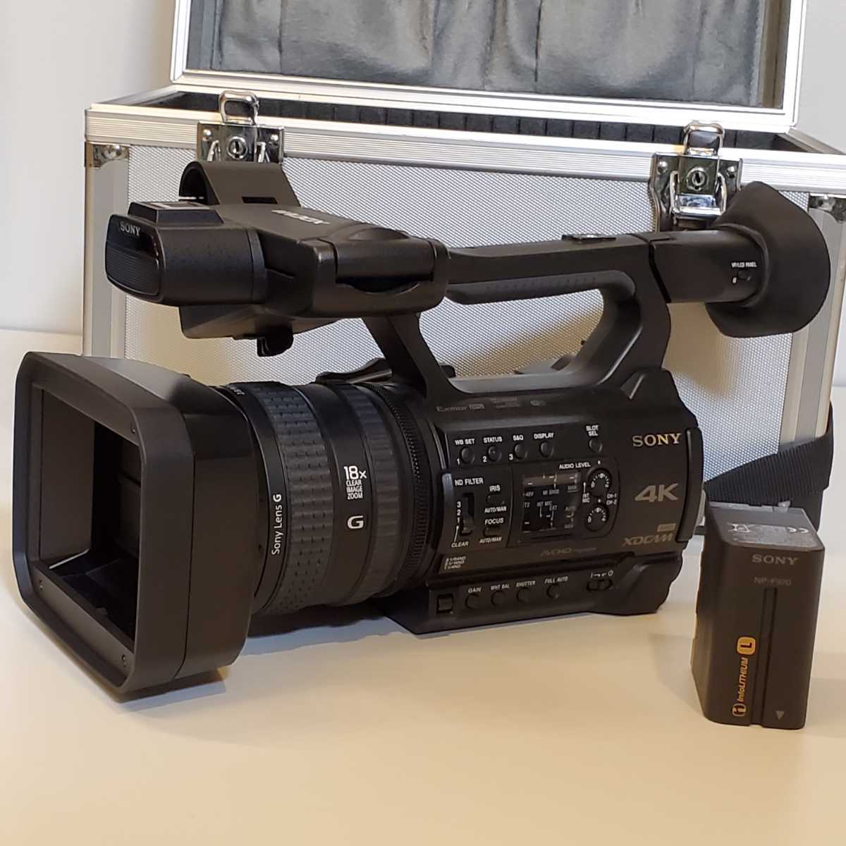 完成品 通電1×10Hのほぼ新品 SONY XDCAM 4K業務用ビデオカメラ PXW