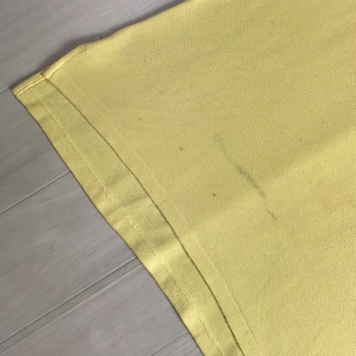 RALPH LAUREN Ralph Lauren рубашка-поло с коротким рукавом 160 желтый вышивка po колено Youth размер 