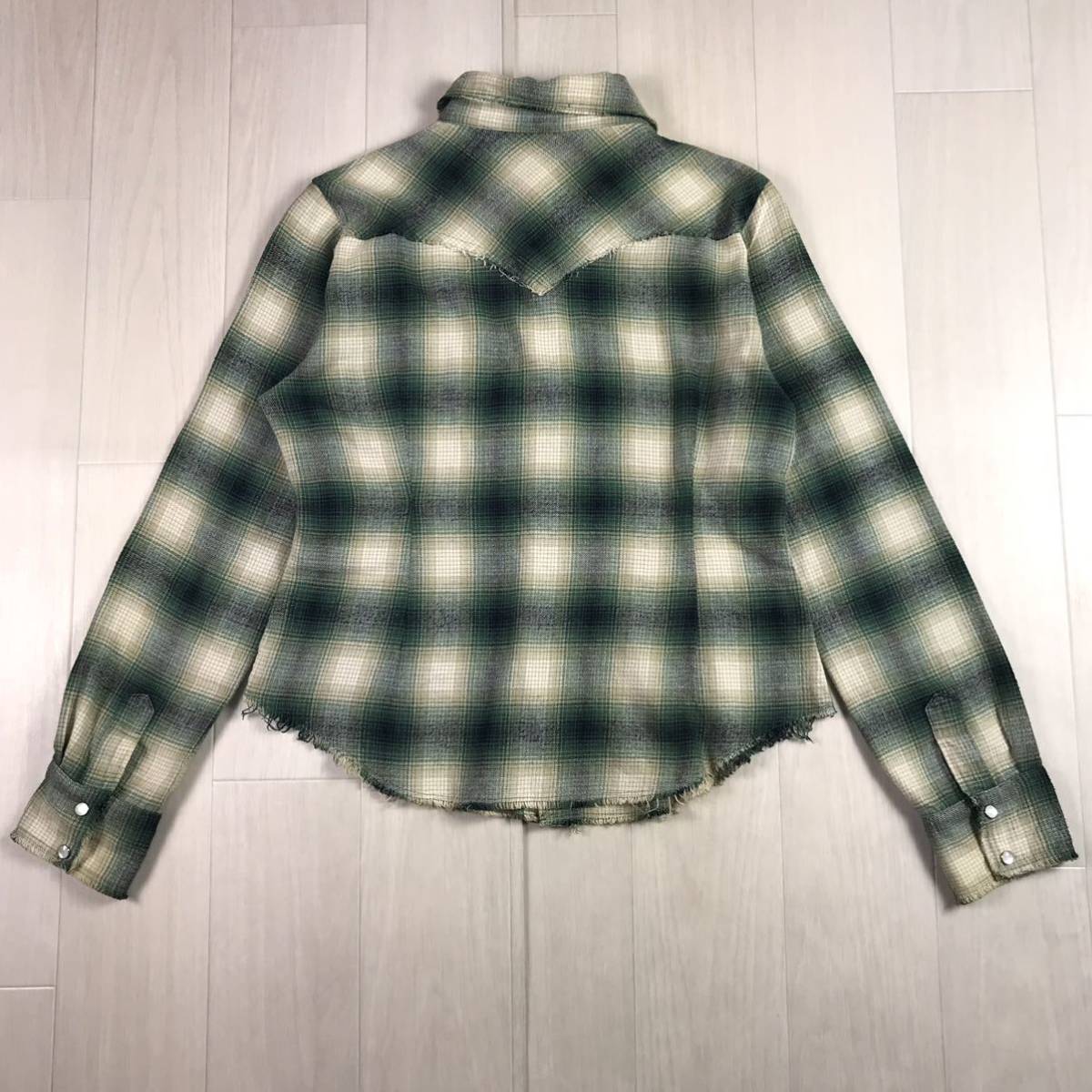 TOMMY GIRL Tommy girl long sleeve shirt flannel shirt XS/XP multicolor tartan check 