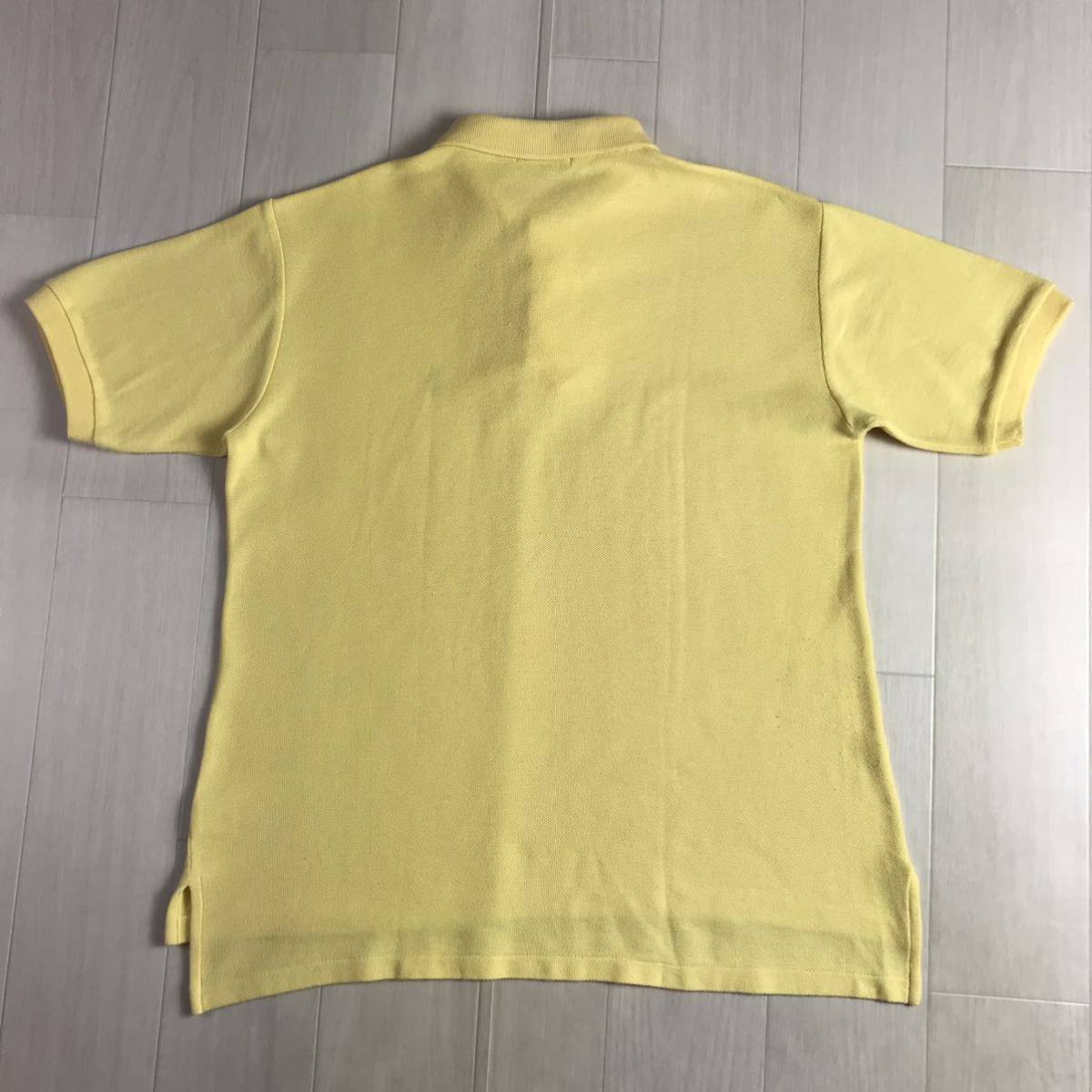 RALPH LAUREN Ralph Lauren рубашка-поло с коротким рукавом 160 желтый вышивка po колено Youth размер 