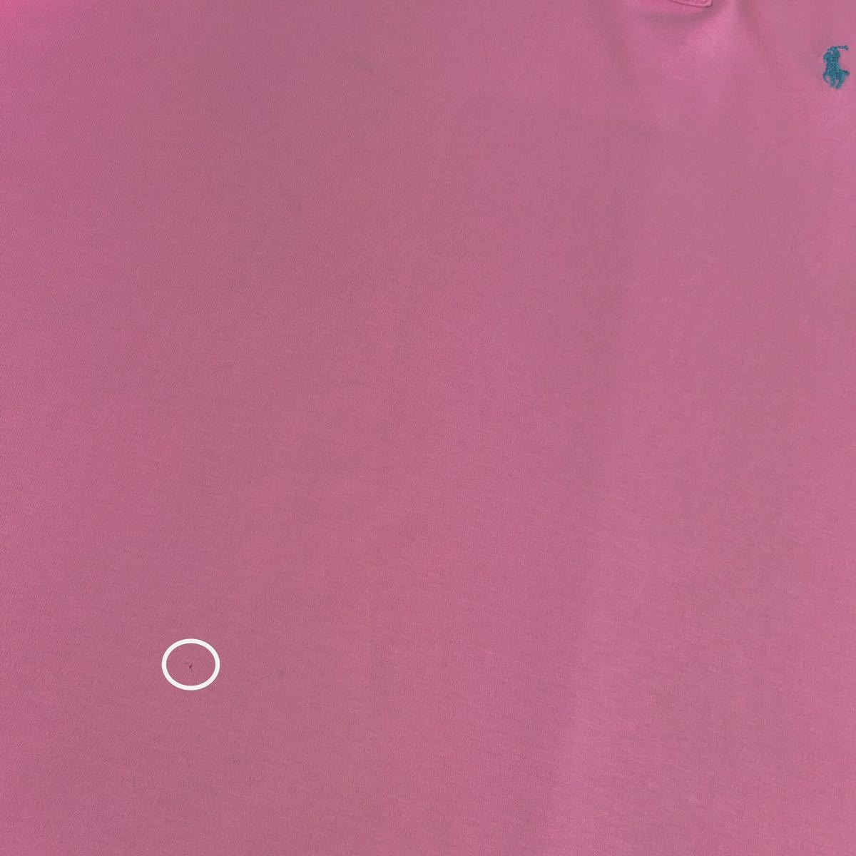 RALPH LAUREN ラルフローレン 半袖 ポロシャツ L ピンク 刺繍ロゴ ポニー_画像4