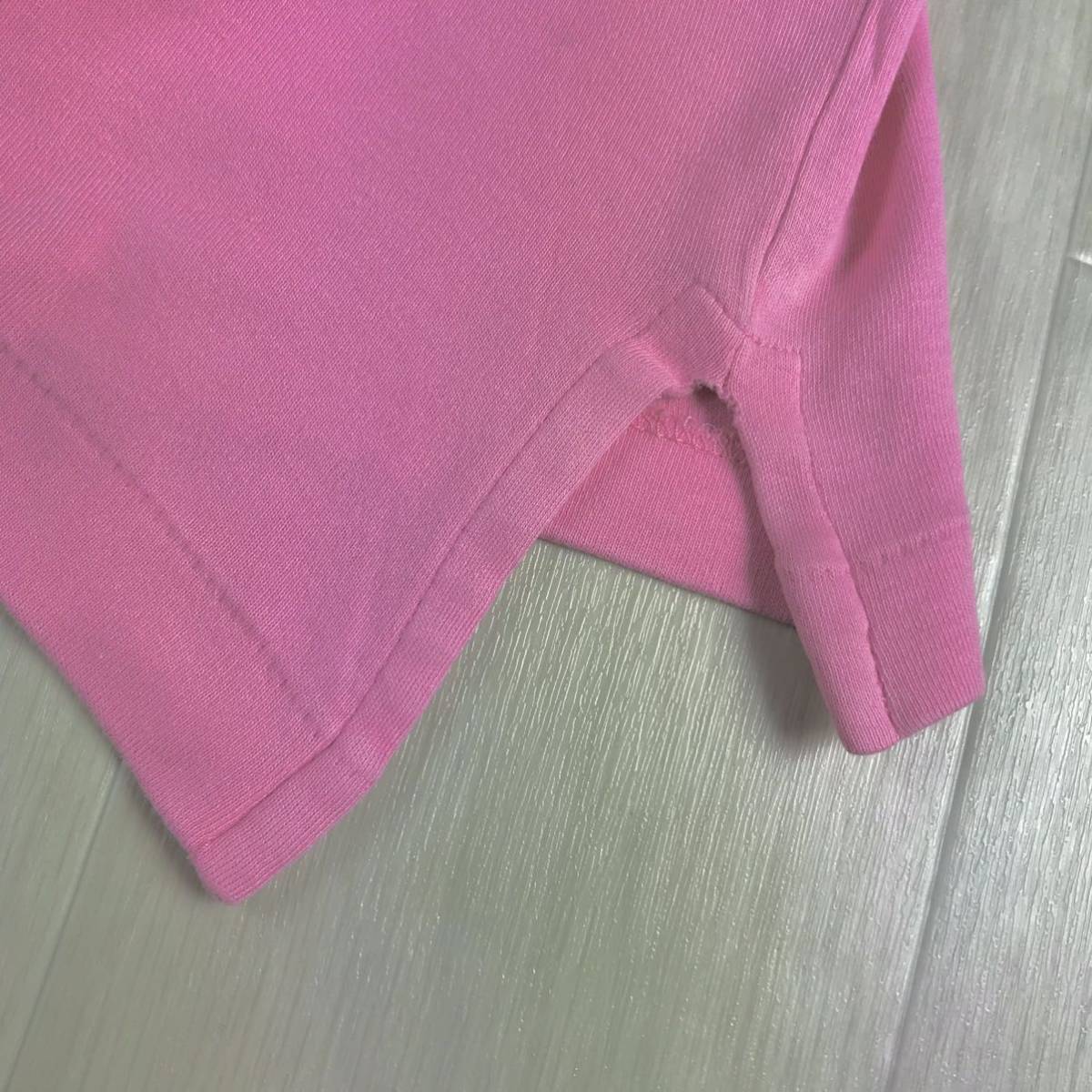 RALPH LAUREN ラルフローレン 半袖 ポロシャツ L ピンク 刺繍ロゴ ポニー_画像7