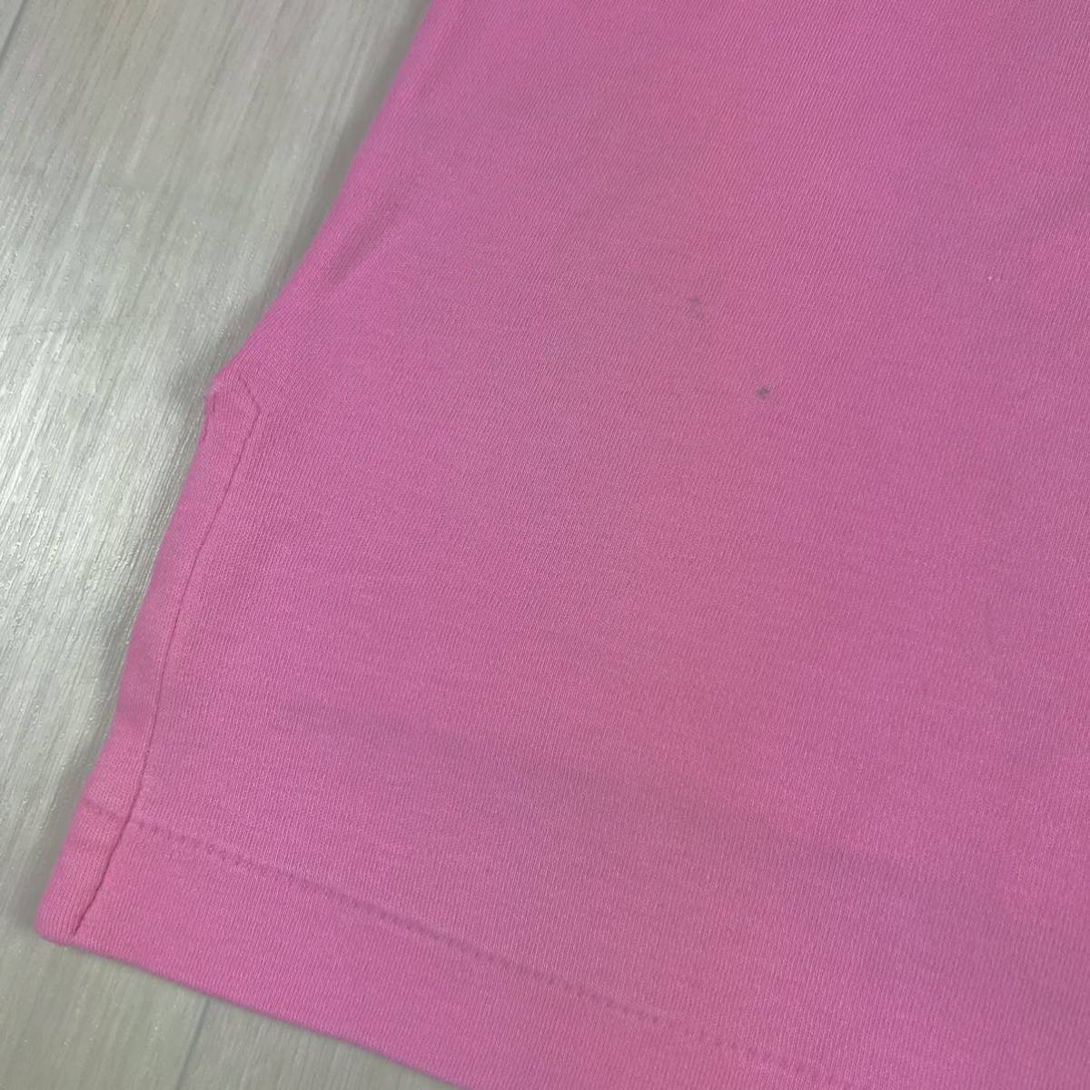 RALPH LAUREN ラルフローレン 半袖 ポロシャツ L ピンク 刺繍ロゴ ポニー_画像5