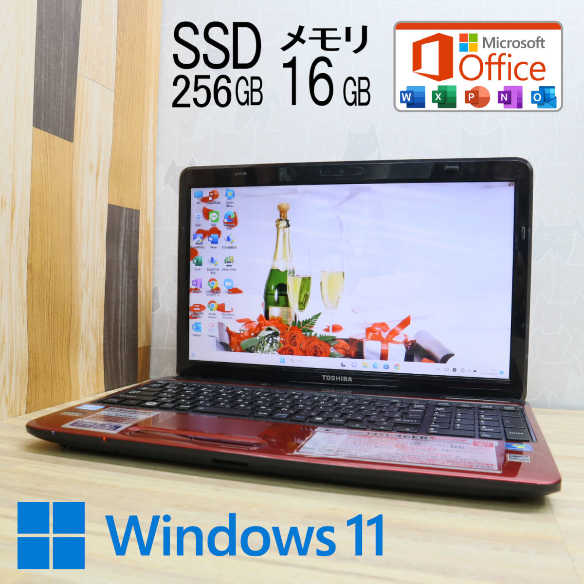 ☆美品高性能i5!新品SSD256GB メモリ16GB☆T451 Core i5-2450M Blu