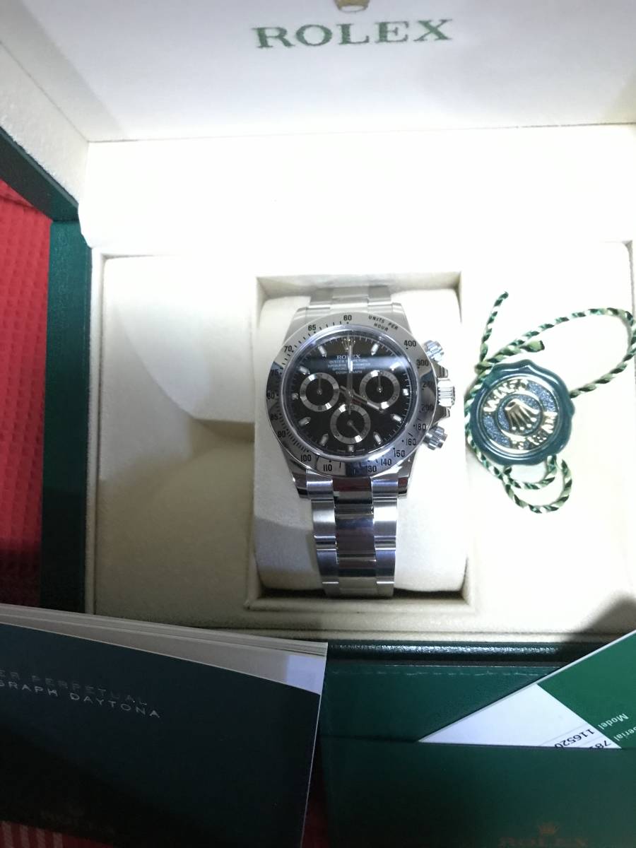  Rolex Daytona 116520 unused goods black face price consultation responds 