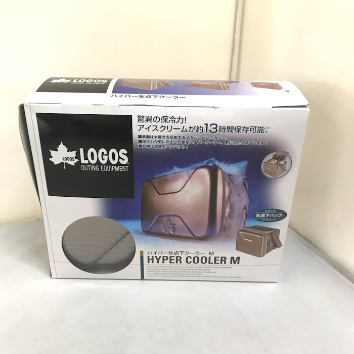  не использовался LOGOS cooler-box гипер- лед пункт внизу кондиционер M metal серебряный цвет 12L 81670070 [jgg]