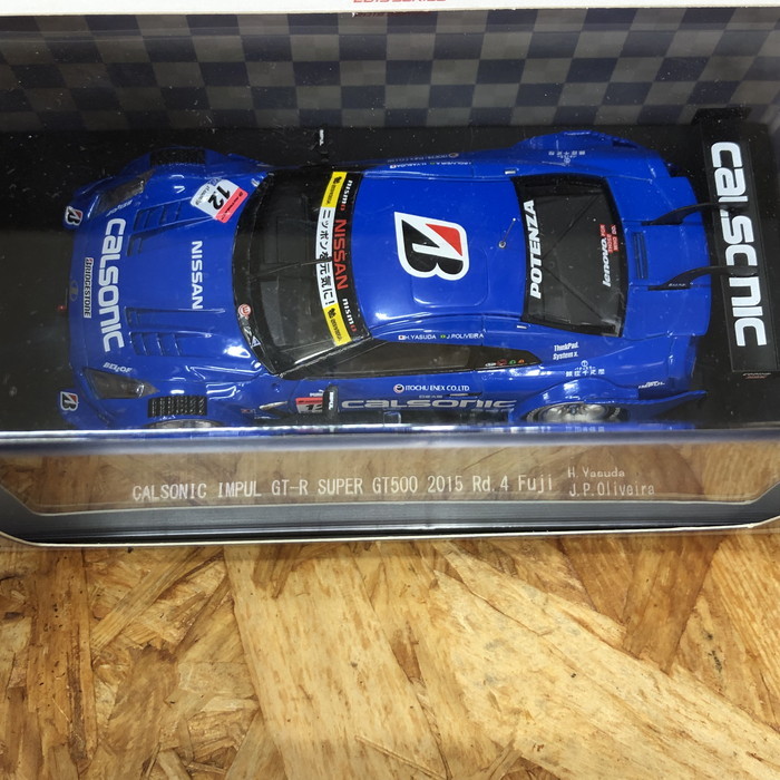 未使用 EBBRO 1/43 ミニカー GT-R CALSONIC IMPUL SUPER GT500 No.12 [jgg]_画像4