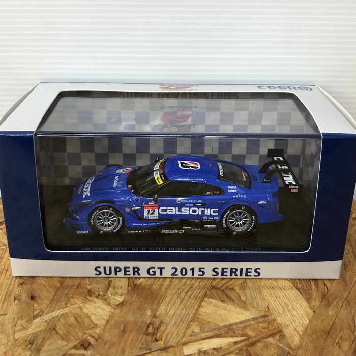 未使用 EBBRO 1/43 ミニカー GT-R CALSONIC IMPUL SUPER GT500 No.12 [jgg]_画像1