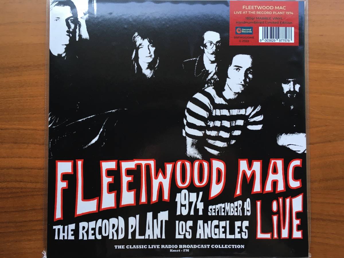 新品未開封 Fleetwood Mac LIVE: The Record Plant Los Angeles 1974 LP Red Marble, Numbered Limited / Blues Rock_画像1