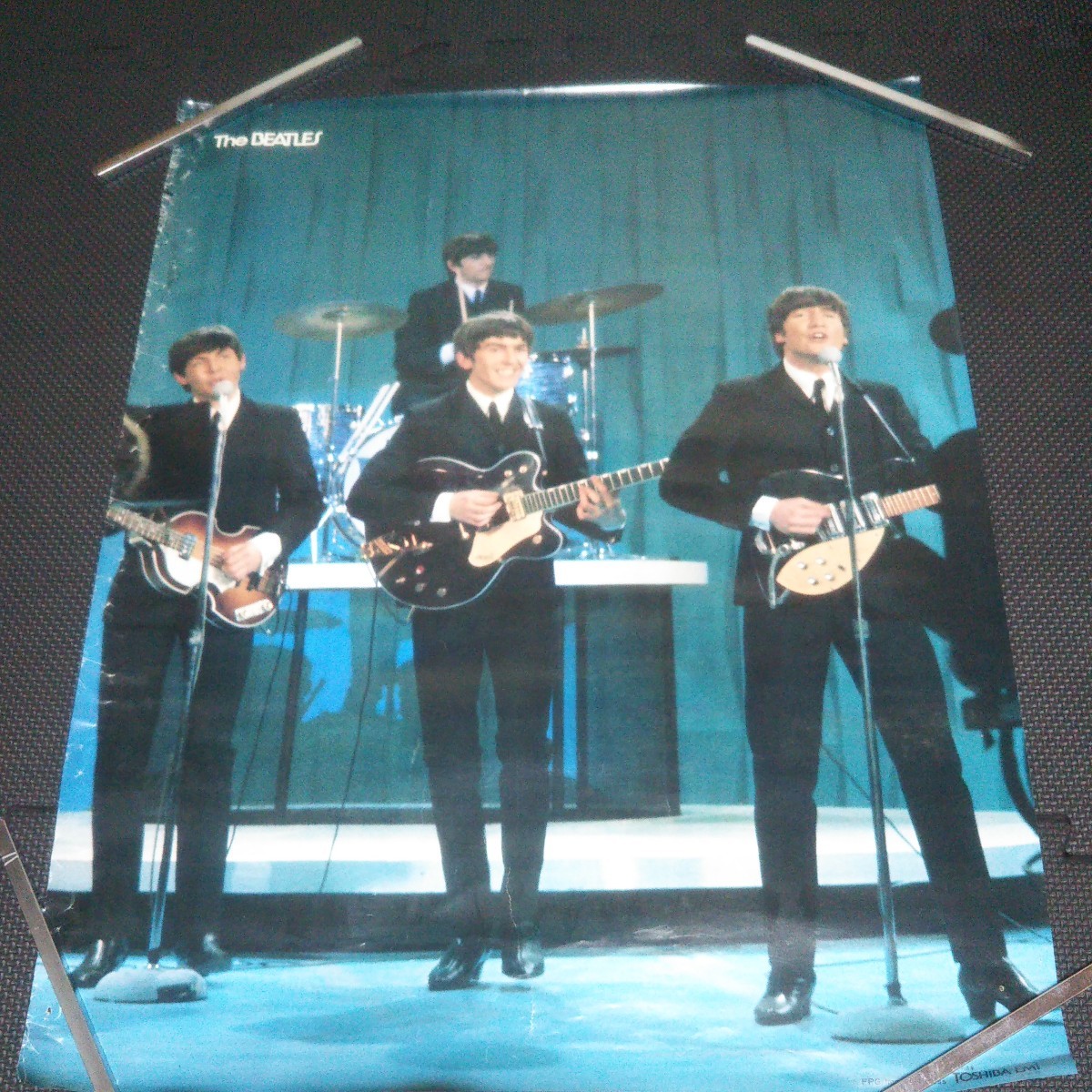  сокровище The Beatles B2 размер постер THEBEATLES Showa Retro 