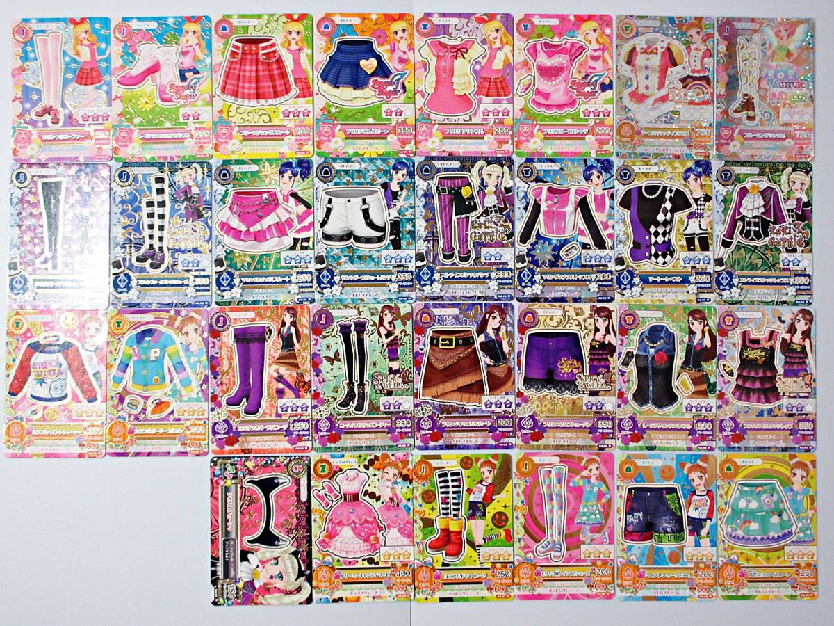 * Aikatsu card 4.② together 30 kind set *P R N marble candy blouse blue ming sandals 