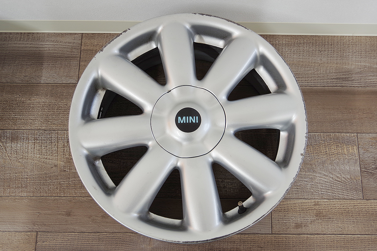 BMW MINI ミニ R56純正 17インチアルミ シルバー 100/4H 17×7J +48 PCD100 4本セット R55 R53 R52 R50 送料無料_画像7