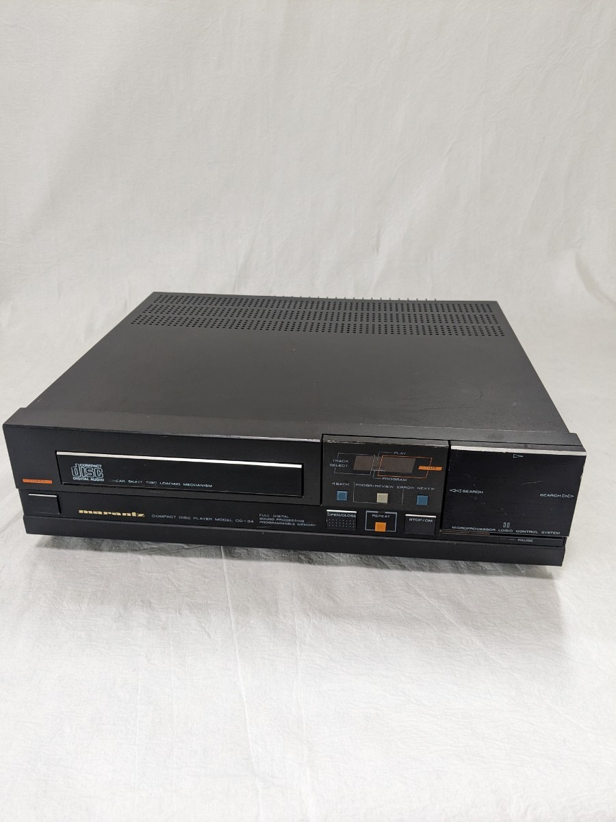 卸売 [CD動作確認音出しOK]Marantz MODEL CD-34 COMPACT DISC PLAYER