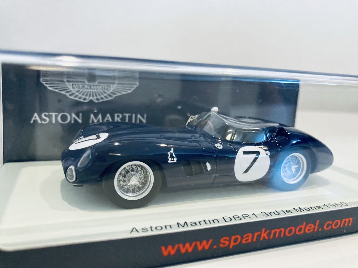 【送料無料】1/43 Spark アストンマーチン DBR1 #7 R.サルバドーリ-J.クラーク 3rd Le Mans 1960_画像1