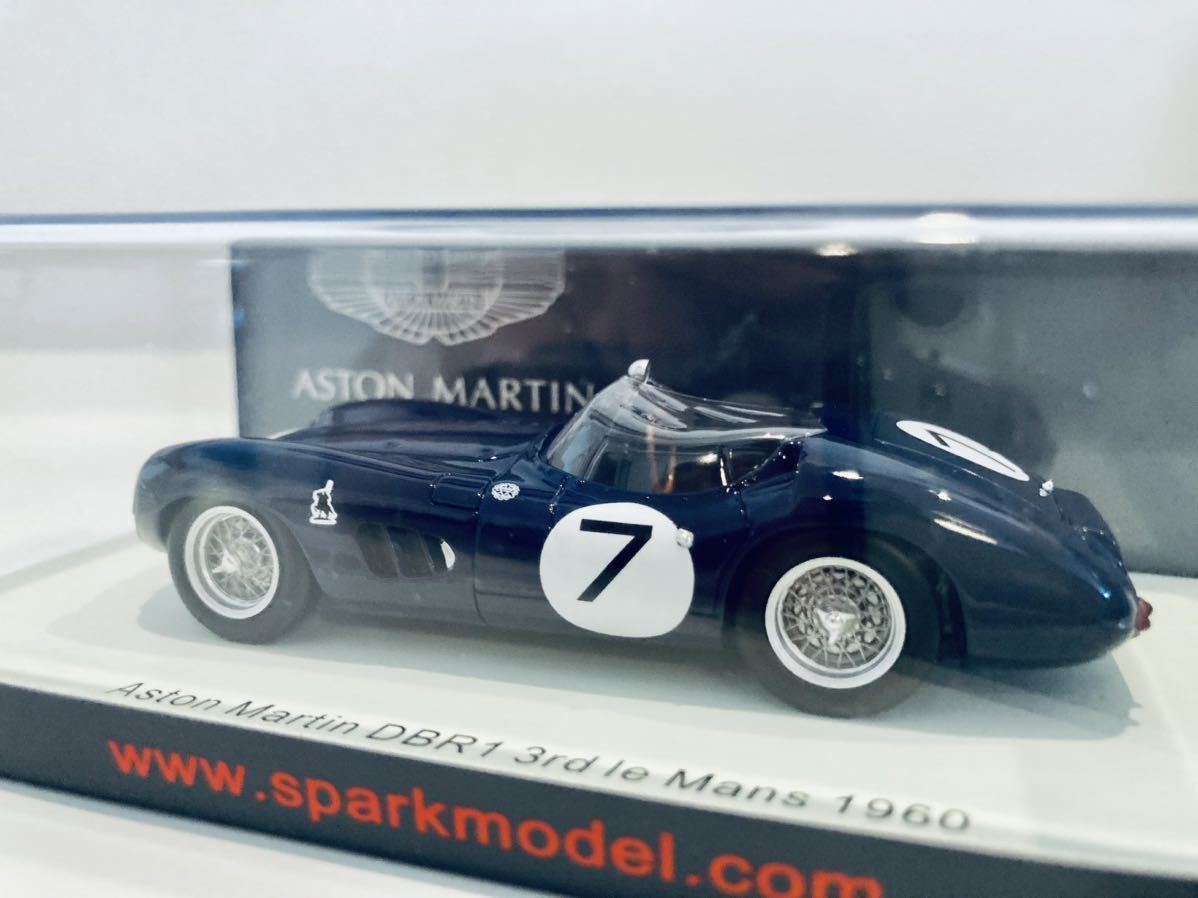 【送料無料】1/43 Spark アストンマーチン DBR1 #7 R.サルバドーリ-J.クラーク 3rd Le Mans 1960_画像2