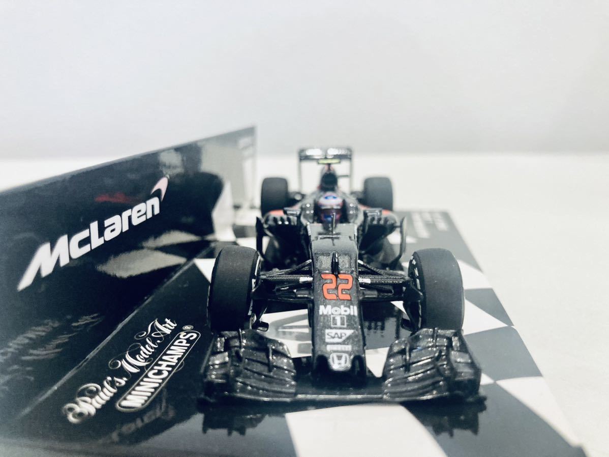 【送料無料】1/43 Minichamps マクラーレン ホンダ MP4-31 #22 J.バトン Chinese GP 2016 シャンドン仕様_画像8