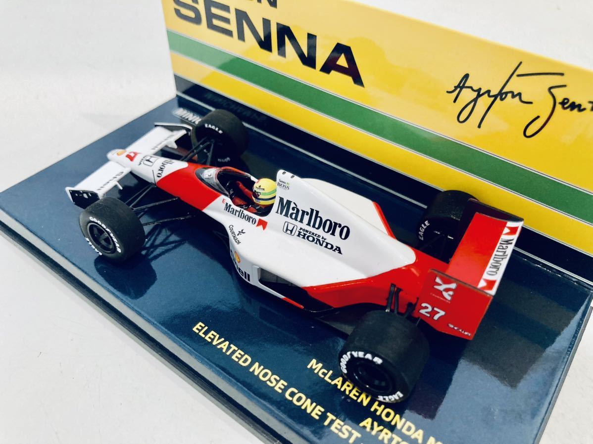 送料無料】1/43 Minichamps マクラーレン ホンダ MP4/5B A.セナ