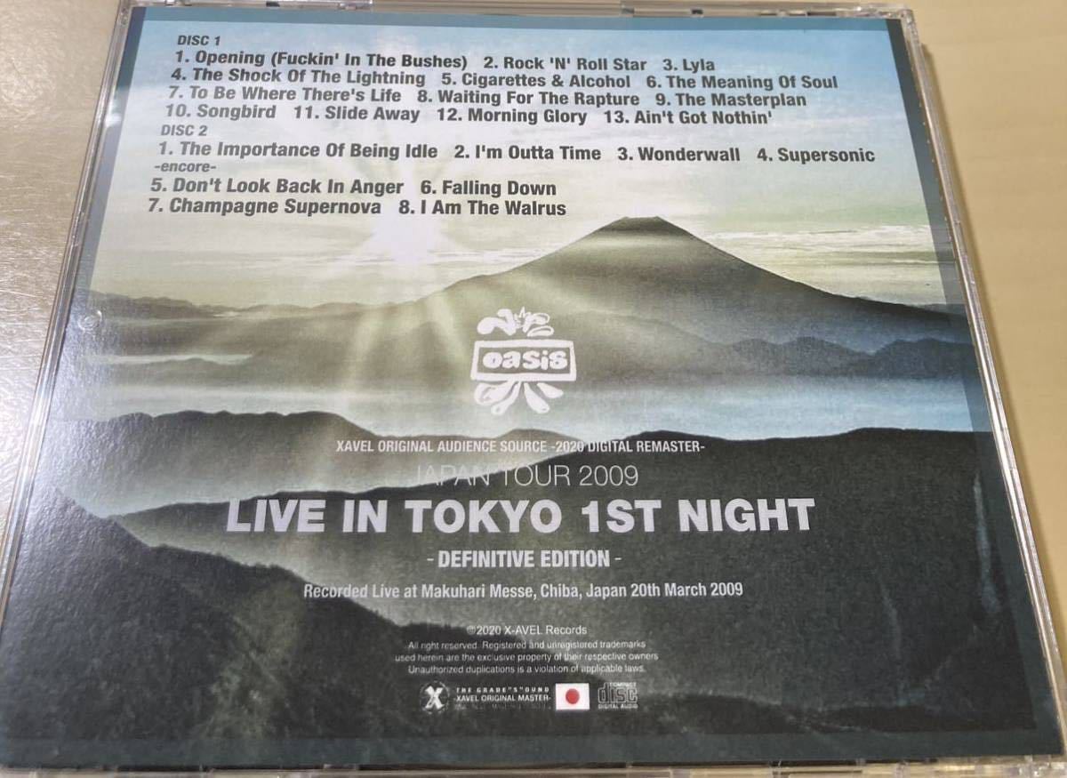 送料無料 OASIS (2CD) 2009 Tokyo 1st Night -Definitive Edition-_画像2