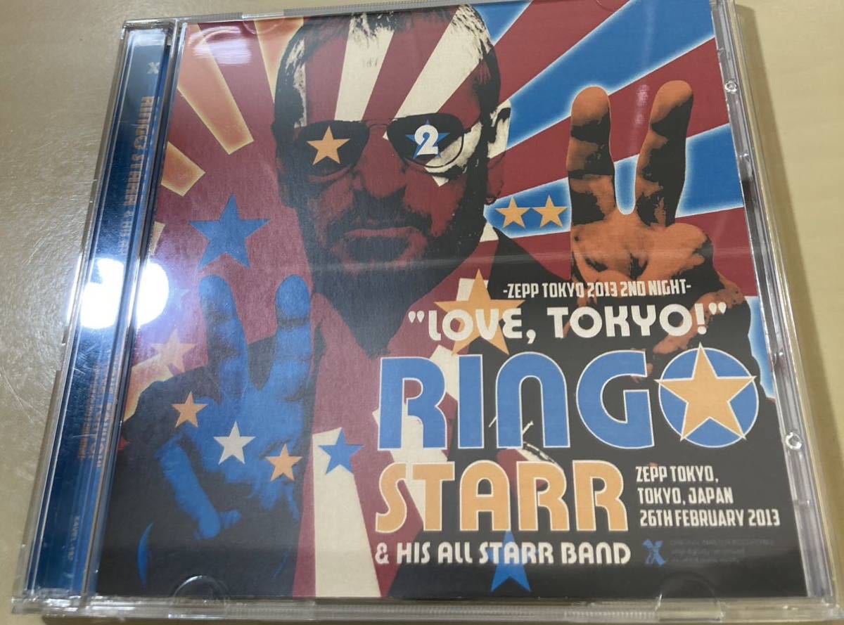 送料無料 Ringo Starr & His All Starr Band (2CD) "Love, Tokyo!" -Zepp Tokyo 2013 2nd Night-_画像1