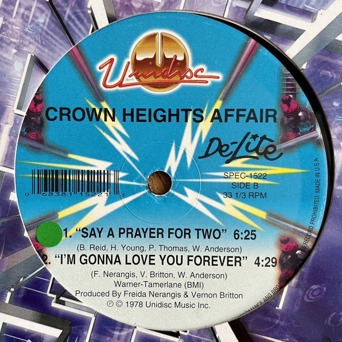 Crown Heights Affair Every Beat Of My Heart / Say A Prayer For Two / I'm Gonna Love You Raymond_画像3