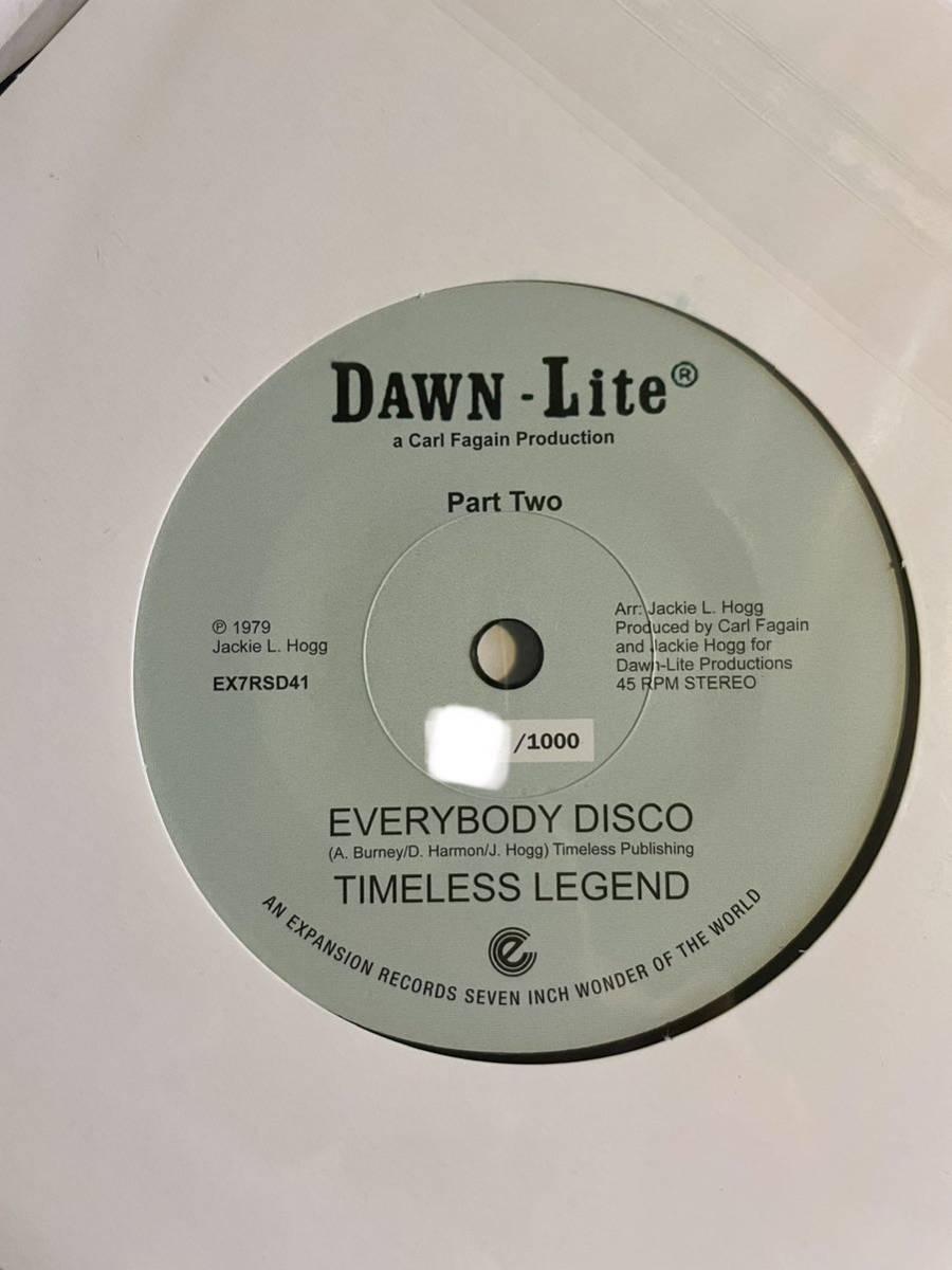 Timeless Legend - Everybody Disco (Parts 1 & 2) 2021 RSD Phil Asher Muro Koco raregroove Melodies International _画像3
