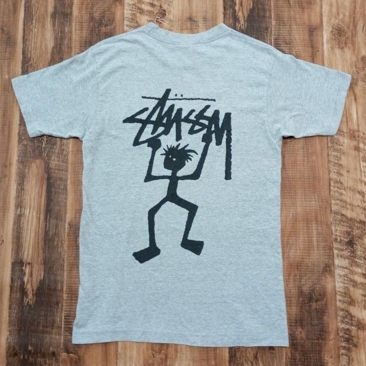 オールドステューシー old stussy　Ｍ シャドーマン Tシャツ　美品 USA製